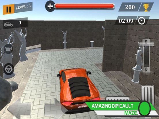 Maze Parking Car High Lever game screenshot