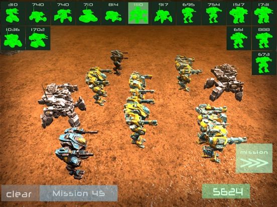 Mech Battle Simulator game screenshot