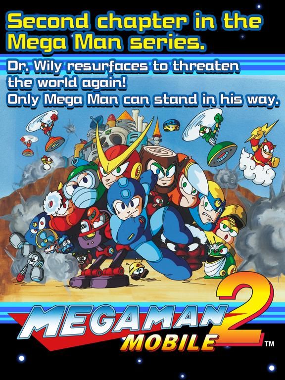 MEGA MAN 2 MOBILE game screenshot