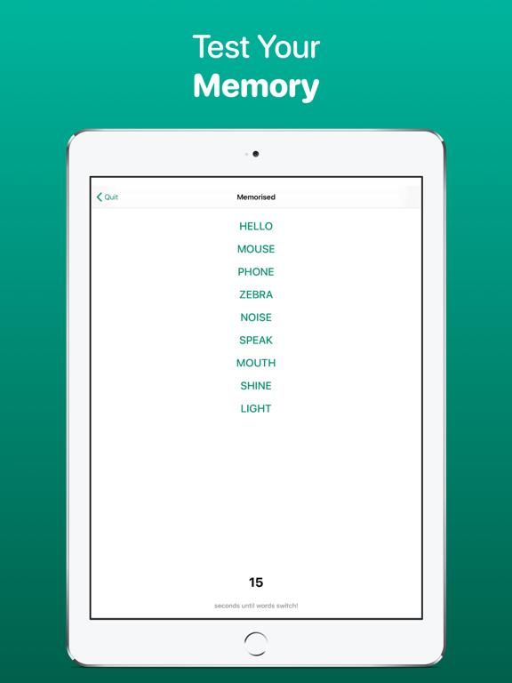 Memorised: Memory Game game screenshot