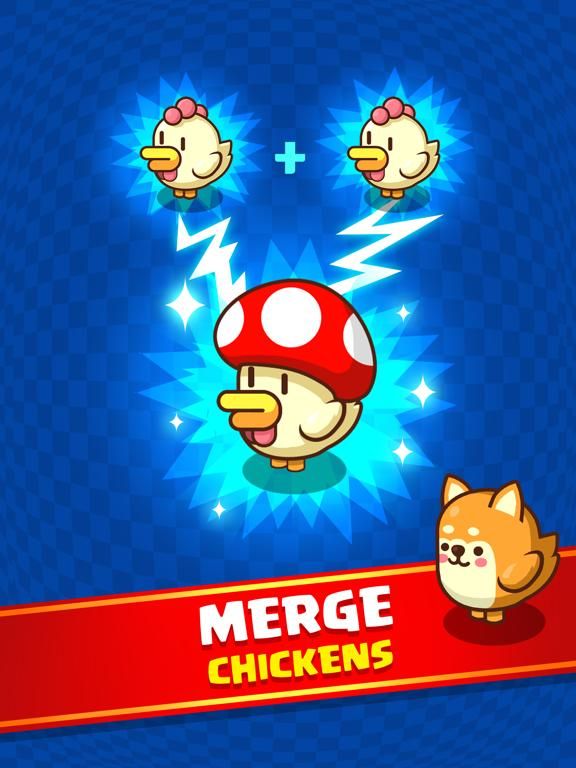 Merge Chicken game screenshot