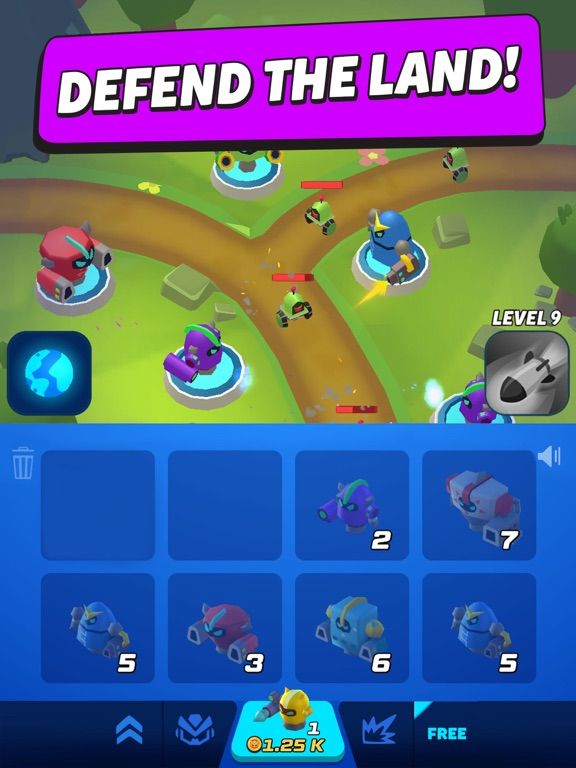 Merge Tower Bots App Screenshot