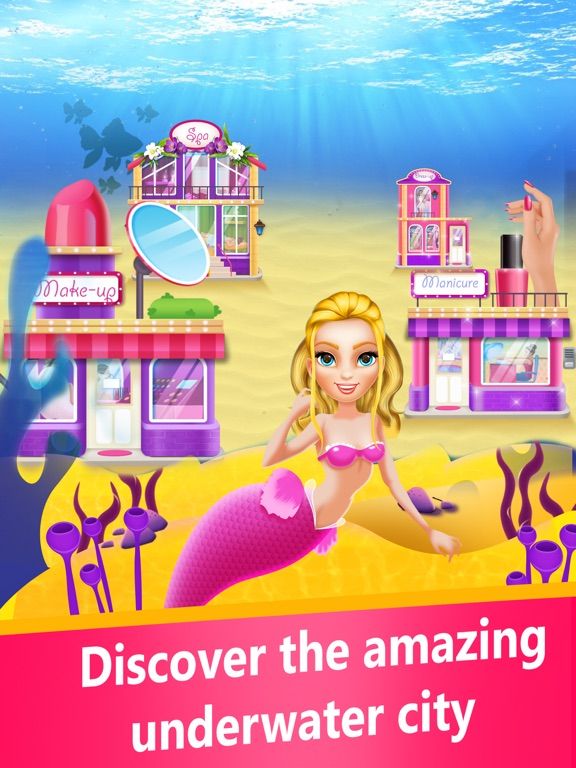 Mermaid Clothes Salon & Makeup game screenshot