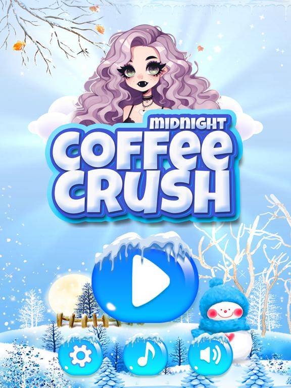 Midnight Coffee Crush game screenshot