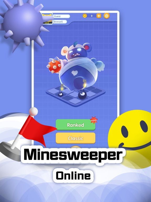 Mine Clearance Online: Retro App Screenshot
