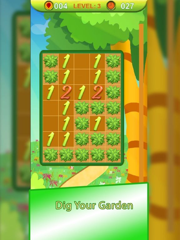 Mine Sweeper Garden game screenshot