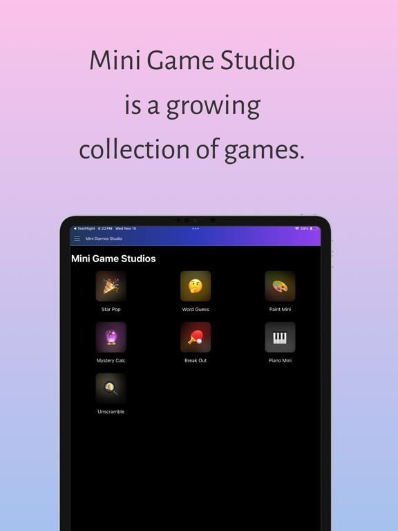 Mini Games Studio game screenshot