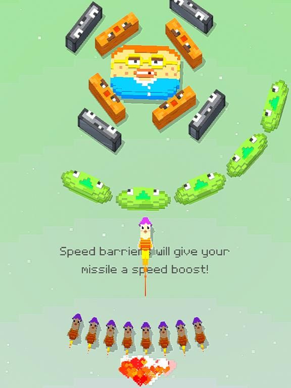 Miss Missile game screenshot