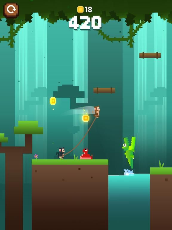 Monkey Ropes game screenshot
