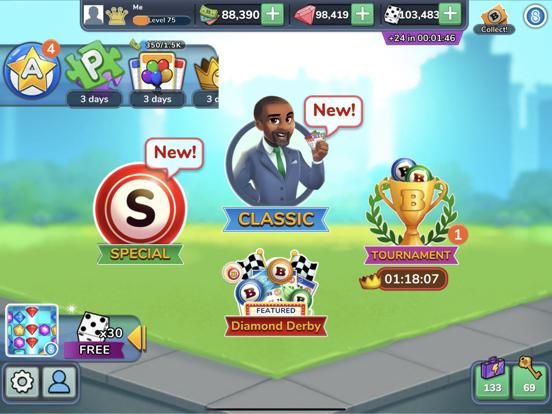 MONOPOLY Bingo game screenshot