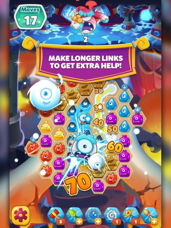 Monster Busters: Ice Slide game screenshot