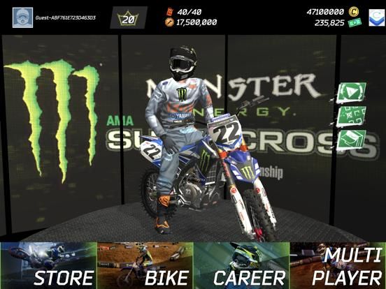 Monster Energy Supercross Game App Screenshot