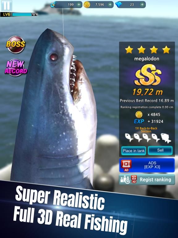 Monster Fishing 2018 game screenshot