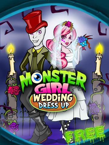 Monster Girl Wedding Dress Up by Free Maker Games game screenshot