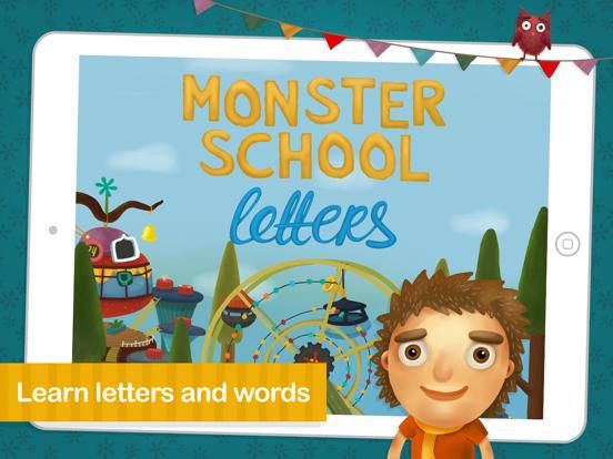 Monster School Letters App Screenshot
