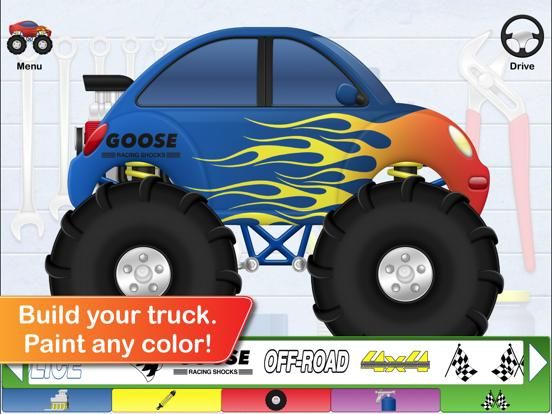 Monster Truck Doodle game screenshot