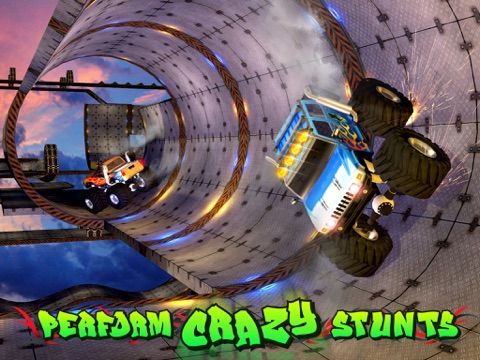 Monster Truck Speed Stunts 3D game screenshot