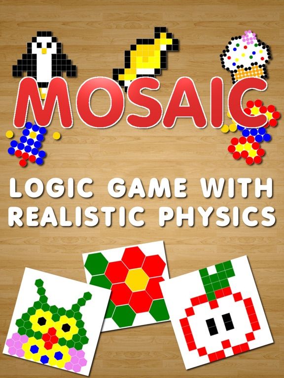 Mosaic for the little ones. Educational game game screenshot