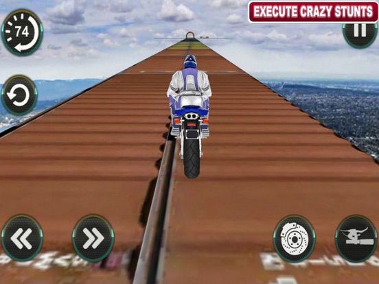 Moto Crazy -Impossible Trial game screenshot
