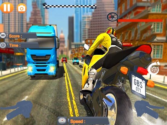 Moto Racing Traffic Rider App Screenshot