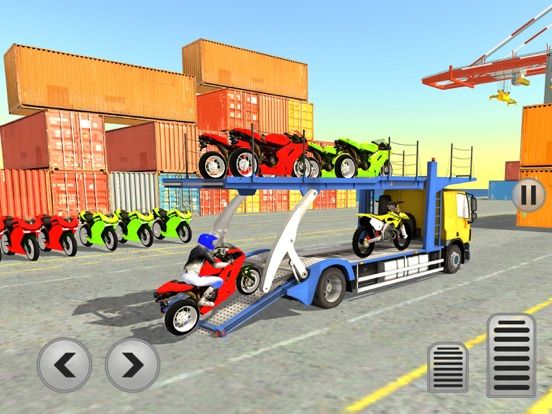 Motorcycle Transporter Truck App Screenshot