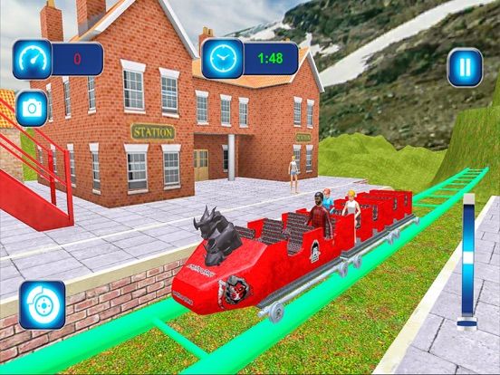 Mountain Real Roller Coaster game screenshot