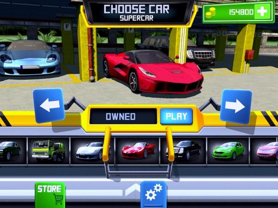 Multi Level 4 Car Parking Simulator a Real Driving Test Run Racing Games game screenshot