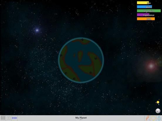 My Planet Simulation game screenshot