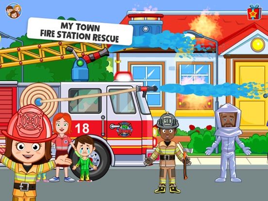 My Town : Fire station Rescue game screenshot