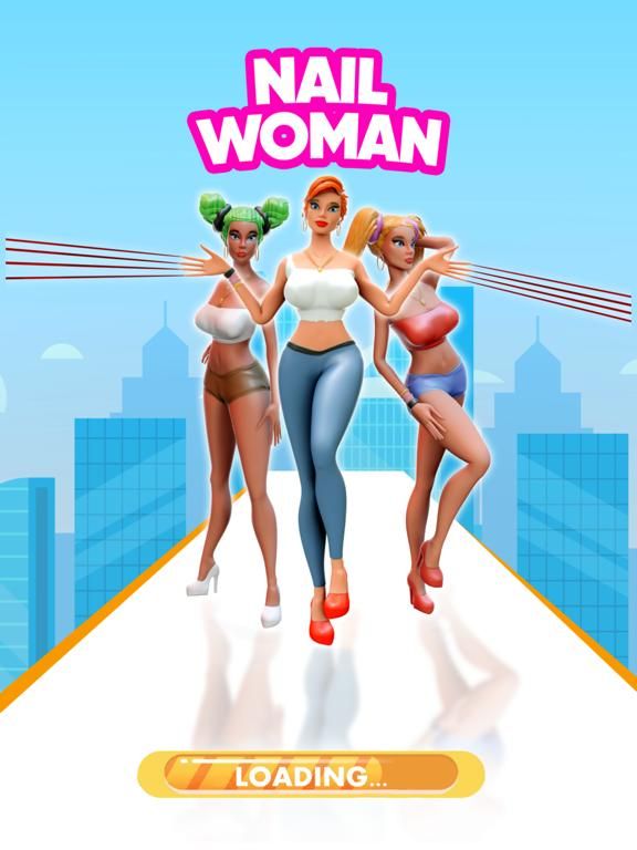 Nail Woman: Girls Long Run game screenshot