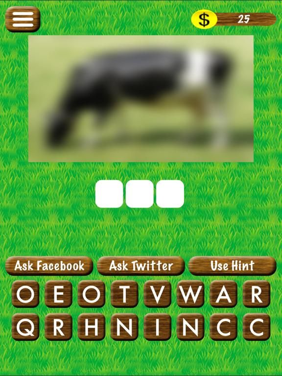 Name The Animal game screenshot