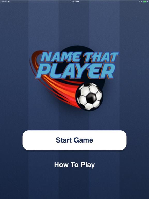 NameThatPlayer game screenshot
