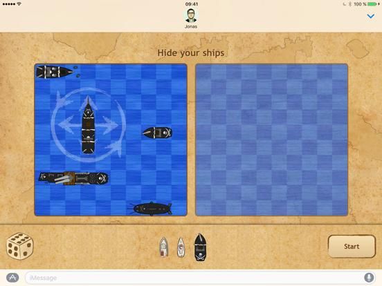 Naval Combat for iMessage game screenshot