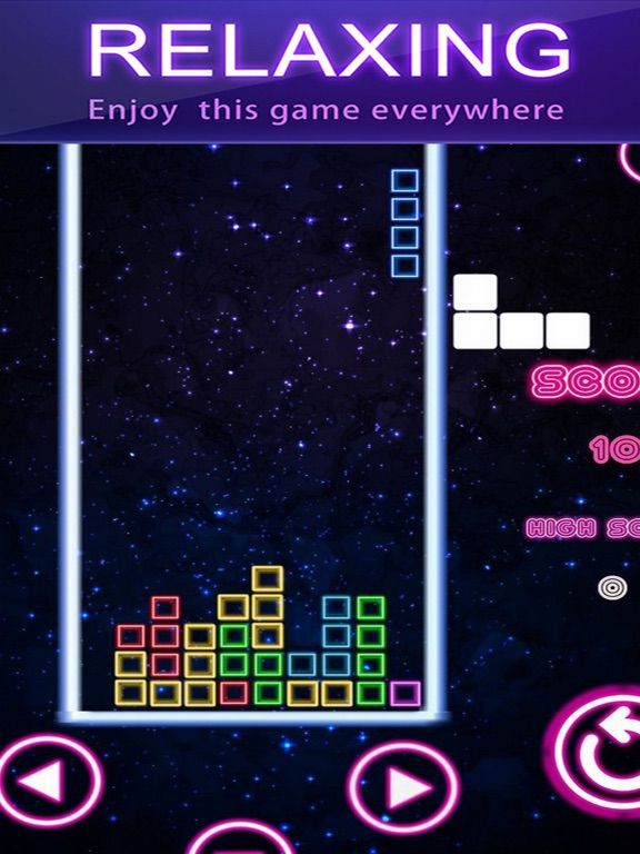 Neon Color Block Puzzle 2 game screenshot