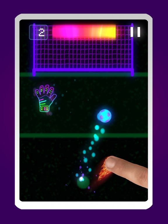 Neon Flick Football game screenshot