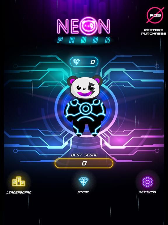 Neon Panda App Screenshot