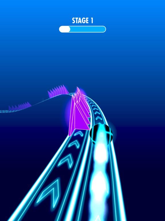 Neon Speed Rush game screenshot