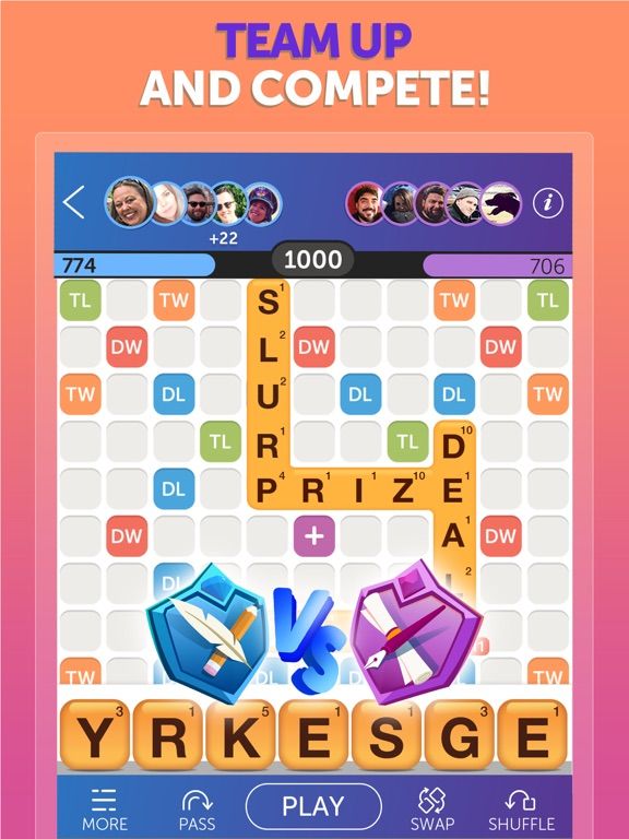 New Words With Friends game screenshot