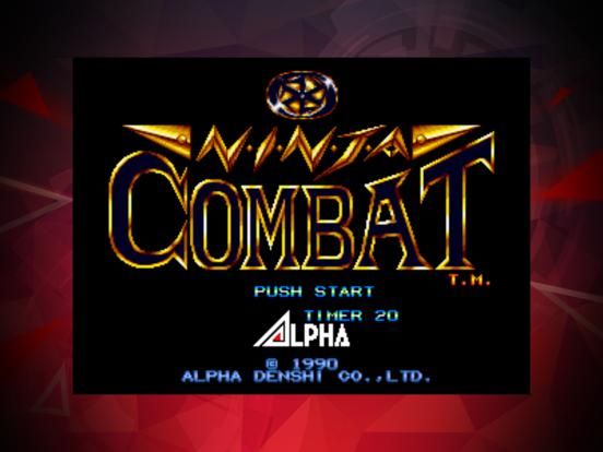 NINJA COMBAT ACA NEOGEO game screenshot