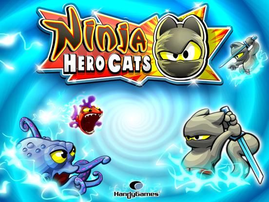 Ninja Hero Cats game screenshot