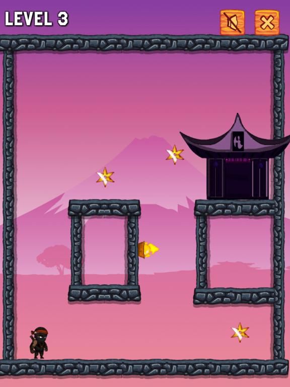 Ninja Jump Run App Screenshot