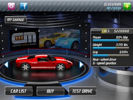 Nitro Nation Drag Racing game screenshot