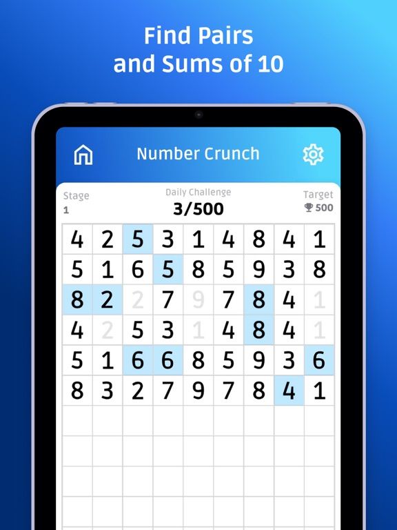 Number Crunch: Match Game game screenshot