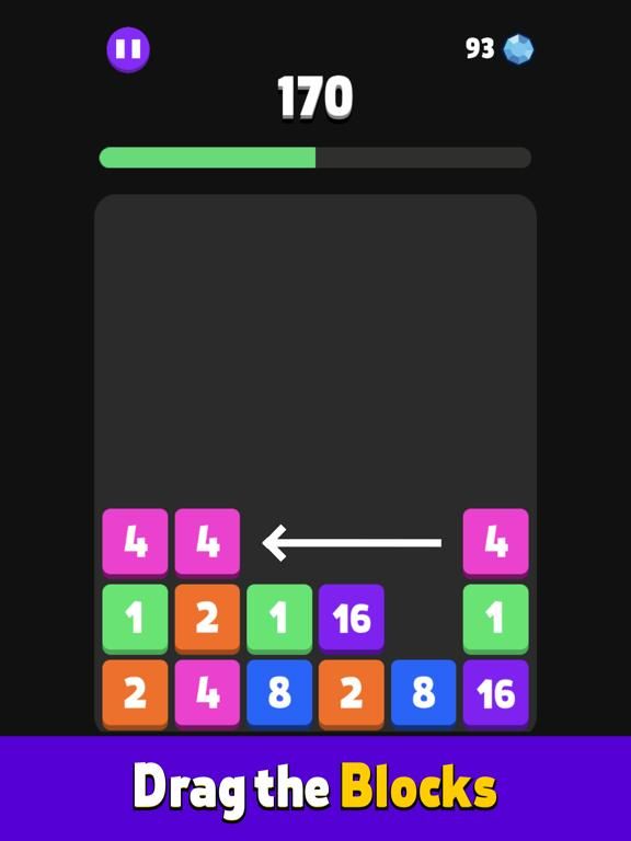 Number Stack plus game screenshot