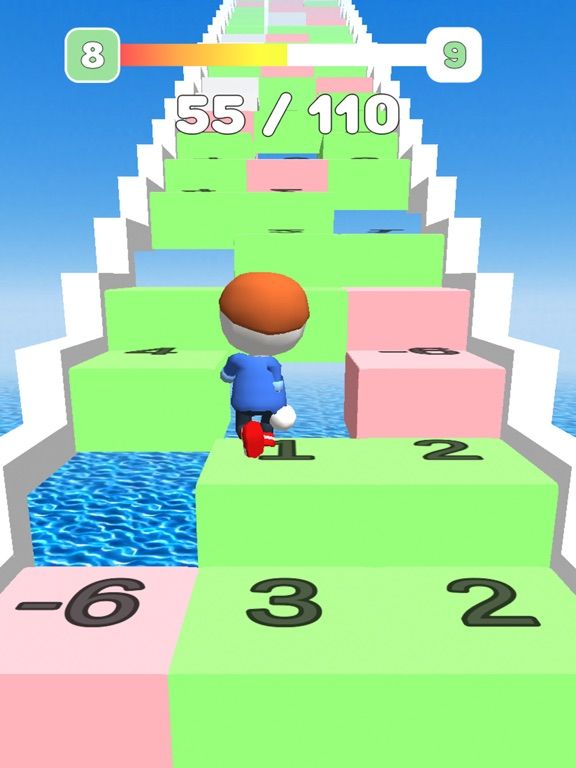 Number Tiles Jumper App Screenshot