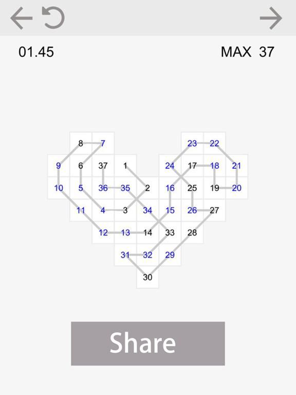 Numbers Connect game screenshot