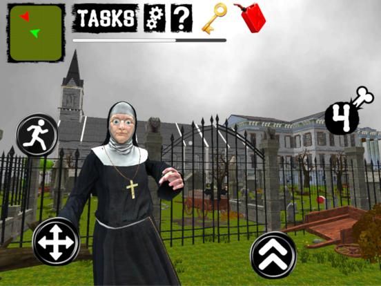 Nun Neighbor Escape game screenshot