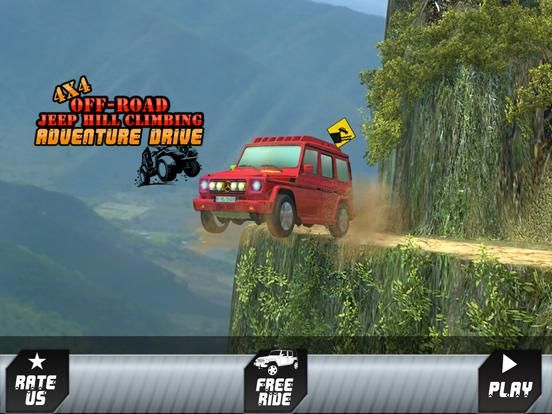 Off-Road Jeep Hill Climbing 4x4 game screenshot