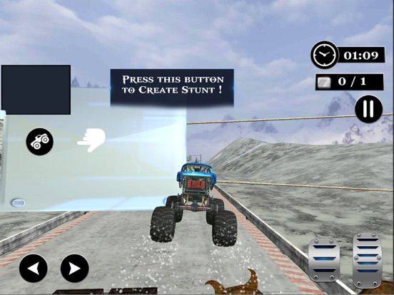 Off Road Snow Stunt Drive game screenshot
