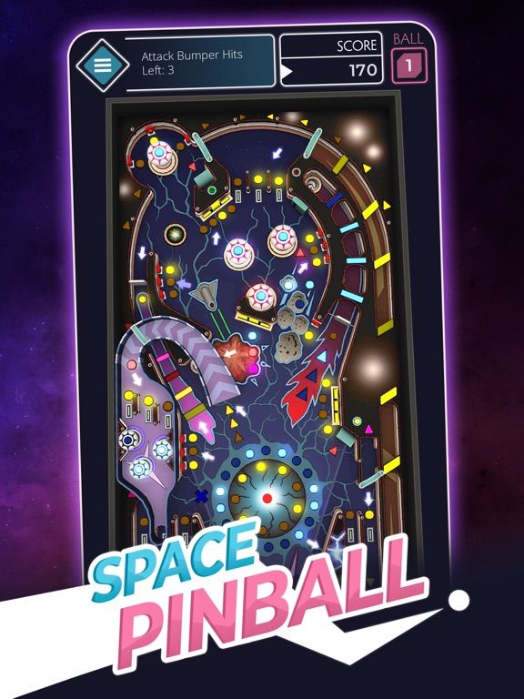 Old Space Pinball game screenshot